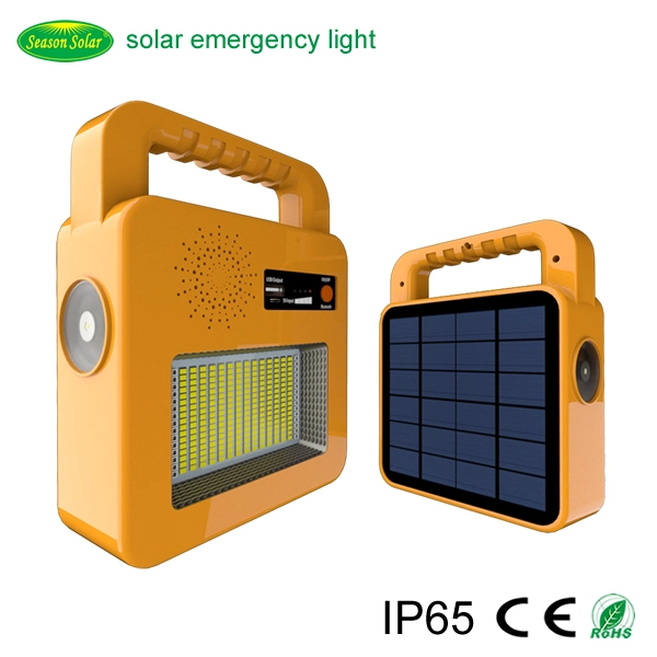 Portable USB Solar Charge Controller Outdoor &amp; Indoor Lighting 5W Solar Panel Solar Home Lamp with LED Light Kit