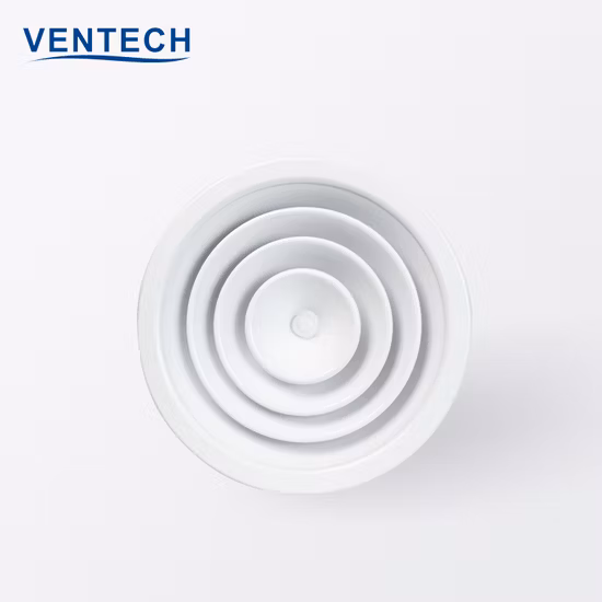HVAC System Flexible Duct Vent Aluminum Supply Air Diffuser Round Ceiling Diffuser